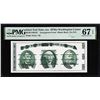 Image 1 : Circa 1970's Washington Center Giori Test Note PMG Superb Gem Uncirculated 67EPQ