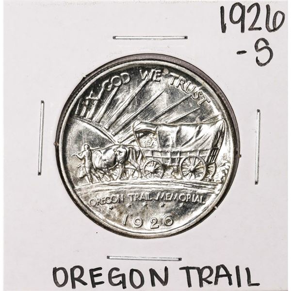 1926-S Oregon Trail Memorial Commemorative Half Dollar Coin