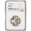 Image 1 : 1932 Washington Quarter Coin NGC MS64