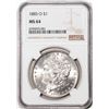 Image 1 : 1885-O $1 Morgan Silver Dollar Coin NGC MS64