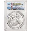 Image 1 : 2021-(S) Type 1 $1 American Silver Eagle Coin PCGS MS69 First Strike Emergency Issue