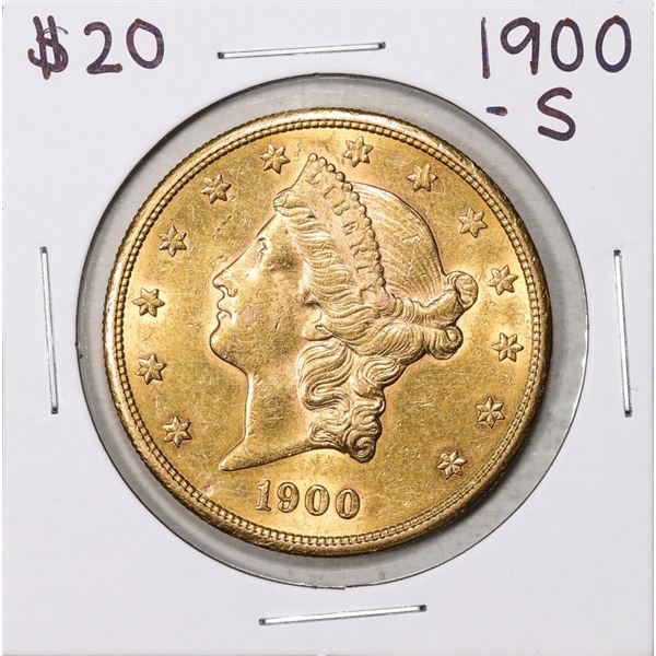 1900-S $20 Liberty Head Double Eagle Gold Coin