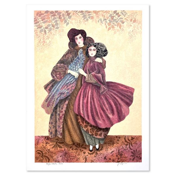 Haya Ran "Masked Ball" Limited Edition Serigraph On Paper