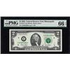 Image 1 : 2003 $2 Federal Reserve Note Minneapolis Fr.1937-I PMG Gem Uncirculated 66EPQ