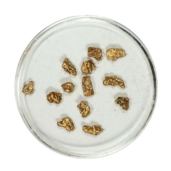 Gold Nuggets 1.95 Grams Total Weight