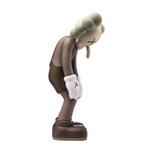 KAWS "Small Lie (Brown)" Vinyl Sculpture