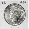 Image 1 : 1934 $1 Peace Silver Dollar Coin