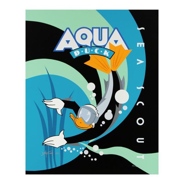 Mike Kungl "Aquaduck" Limited Edition Giclee On Canvas