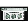 Image 1 : Circa 1970's Washington Center Giori Test Note PMG Superb Gem Uncirculated 68EPQ