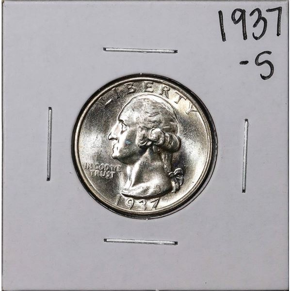 1937-S Washington Quarter Coin