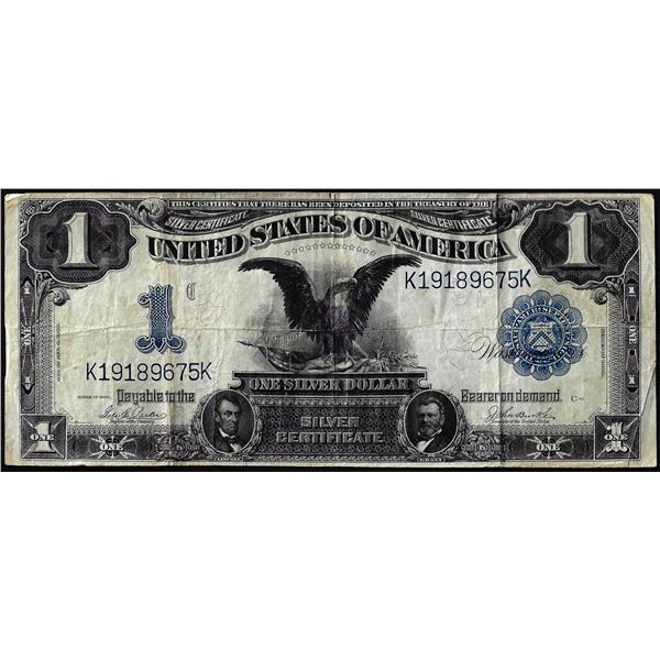 1899 $1 Black Eagle Silver Certificate Note