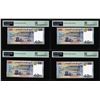 Image 2 : (4) Consecutive 2017 Djibouti 40 Francs Bank Notes PMG Superb Gem Uncirculated 68EPQ