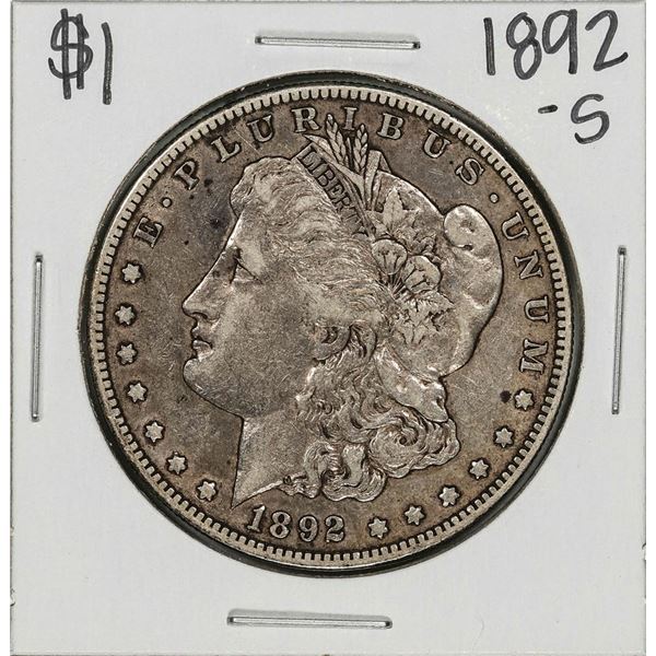 1892-S $1 Morgan Silver Dollar Coin