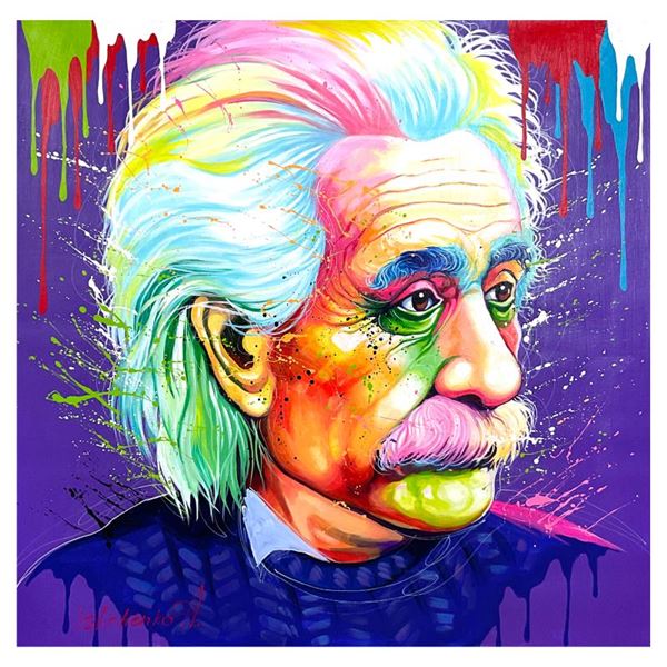 Alexander Ishchenko "Einstein" Original Acrylic on Canvas