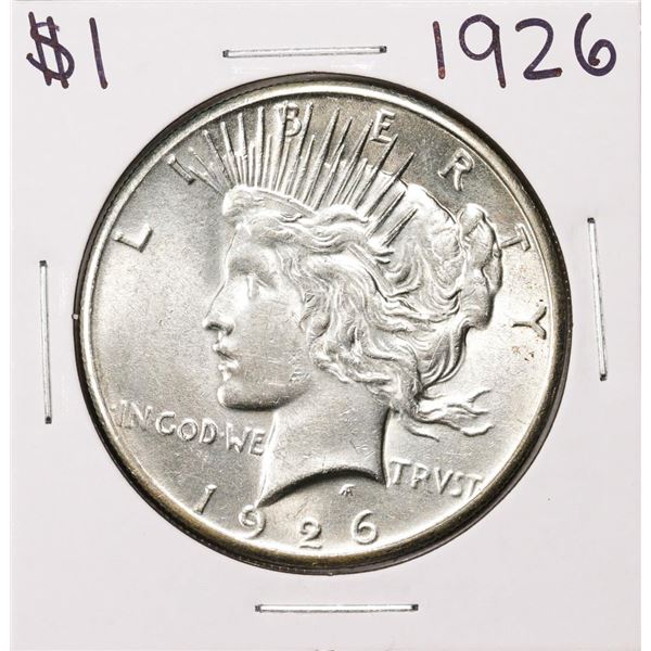 1926 $1 Peace Silver Dollar Coin