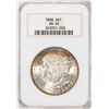 Image 1 : 1888 $1 Morgan Silver Dollar Coin NGC MS65 Great Toning Old Fatty Holder