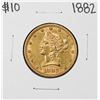 Image 1 : 1882 $10 Liberty Head Eagle Gold Coin