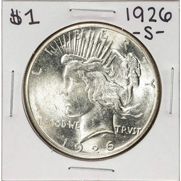 1926-S $1 Peace Silver Dollar Coin