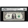 Image 1 : 1977A $1 Federal Reserve Note Mismatched Prefix Error Fr.1910-A PMG Very Fine 30EPQ