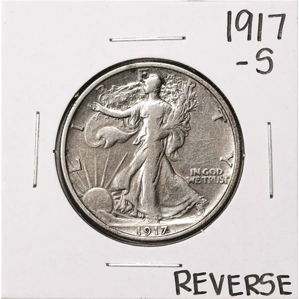 1917-S Reverse Walking Liberty Half Dollar Coin