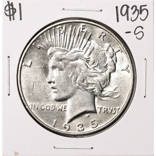 1935-S $1 Peace Silver Dollar Coin