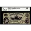 Image 1 : 1861 $10 The Bank of Commerce at Newbern, NC Obsolete Note Legacy Very Fine 35