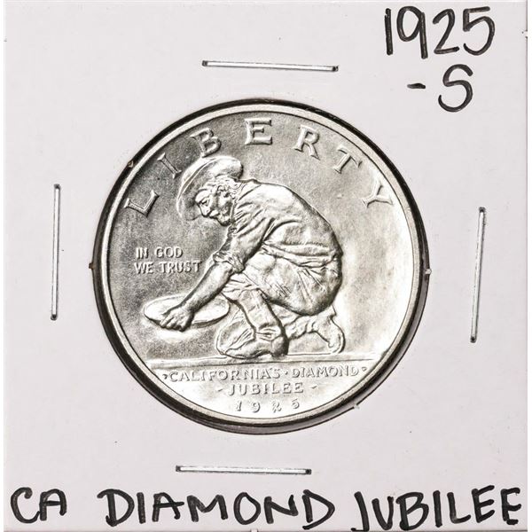 1925-S California Diamond Jubilee Commemorative Half Dollar Coin