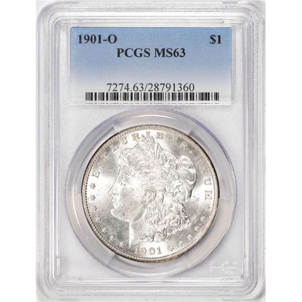 1901-O $1 Morgan Silver Dollar Coin PCGS MS63
