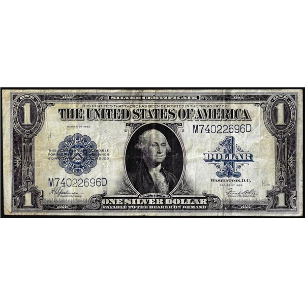 1923 $1 Silver Certificate Note