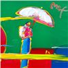 Image 2 : Peter Max "Sage with Umbrella" Original Mixed Media on Paper