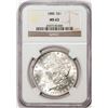 Image 1 : 1888 $1 Morgan Silver Dollar Coin NGC MS63