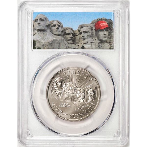 1991-D Mount Rushmore Half Dollar Coin PCGS MS69