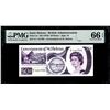 Image 1 : 1979 Saint Helena British Administration 50 Pence Note PMG Gem Uncirculated 66EPQ