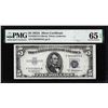 Image 1 : 1953A $5 Silver Certificate Note Fr.1656 PMG Gem Uncirculated 65EPQ