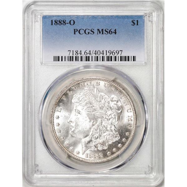 1888-O $1 Morgan Silver Dollar Coin PCGS MS64