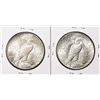 Image 2 : Lot of 1922-S & 1923-S $1 Peace Silver Dollar Coins