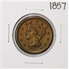 Image 1 : 1857 Braided Hair Large Cent Coin