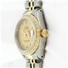 Image 5 : Rolex Ladies Two Tone Champagne Diamond Datejust Wristwatch