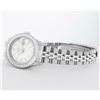 Image 9 : Rolex Ladies Stainless Steel Silver Index Diamond Datejust Wristwatch