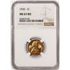 Image 1 : 1935 Lincoln Wheat Cent Coin NGC MS67RD