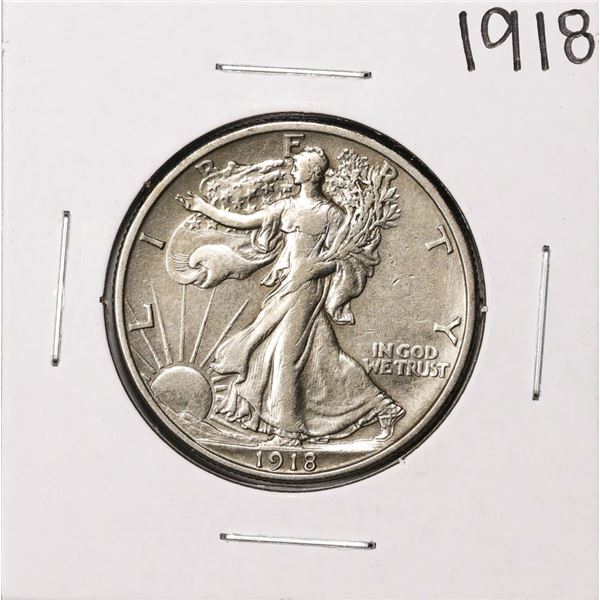 1918 Walking Liberty Half Dollar Coin