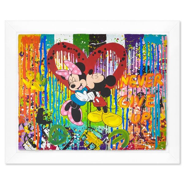 Nastya Rovenskaya "In Love" Original Mixed Media on Paper