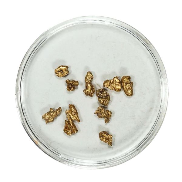 Gold Nuggets 1.78 Grams Total Weight