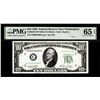 Image 1 : 1950 $10 Federal Reserve Note Philadelphia Fr.2010-CW Wide PMG Gem Uncirculated 65EPQ