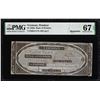 Image 1 : 1830's $1 Bank of Windsor Vermont Remainder Obsolete Note PMG Superb Gem Unc 67EPQ