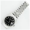 Image 9 : Rolex Mens Stainless Steel Black Index Datejust Wristwatch