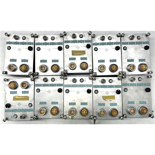 Lot of (10) Siemens #6ES7 194-4AN00-0AA0 Connecting Modules