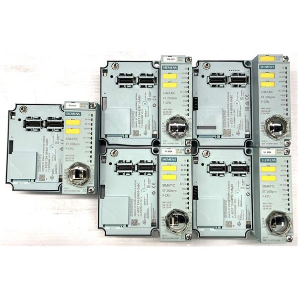 Lot of (5) Siemens #6ES7 154-8FB01-0AB0 Interface Modules