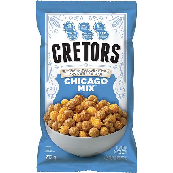 NEW 13 BAGS OF G.H. CRETORS CHICAGO MIX POPCORN
