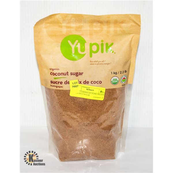 NEW 2.2LB BAG OF YUPIK ORGANIC COCONUT SUGAR